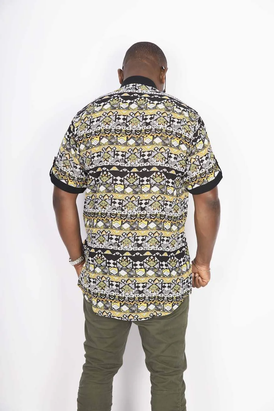 African Men Shirt Tribes Full Print