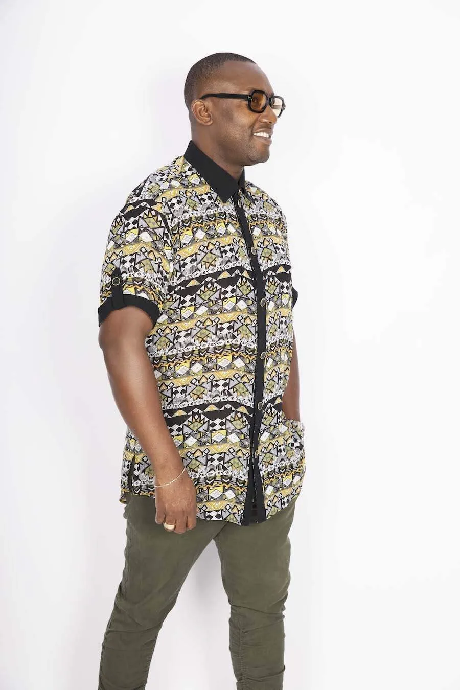 African Men Shirt Tribes Full Print