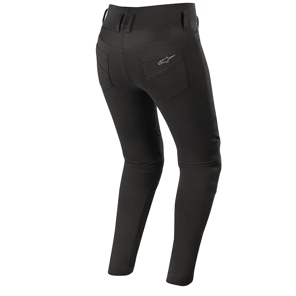 Black Alpinestars Banshee Womens Long Motorcycle Leggings