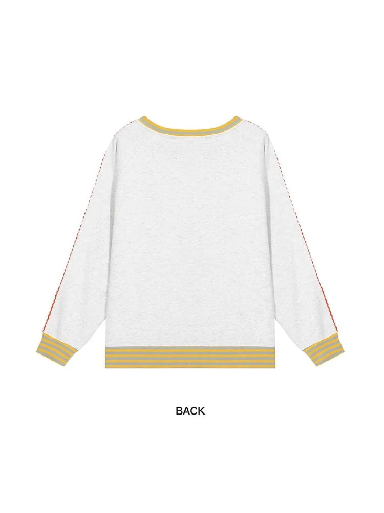 Bear Illustration Sports Sweatshirt【s0000010518】