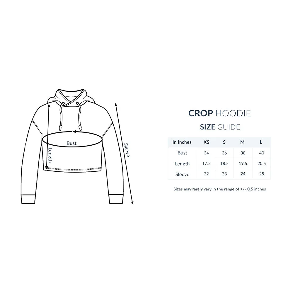 Bejaar - Kannada Crop Hoodie