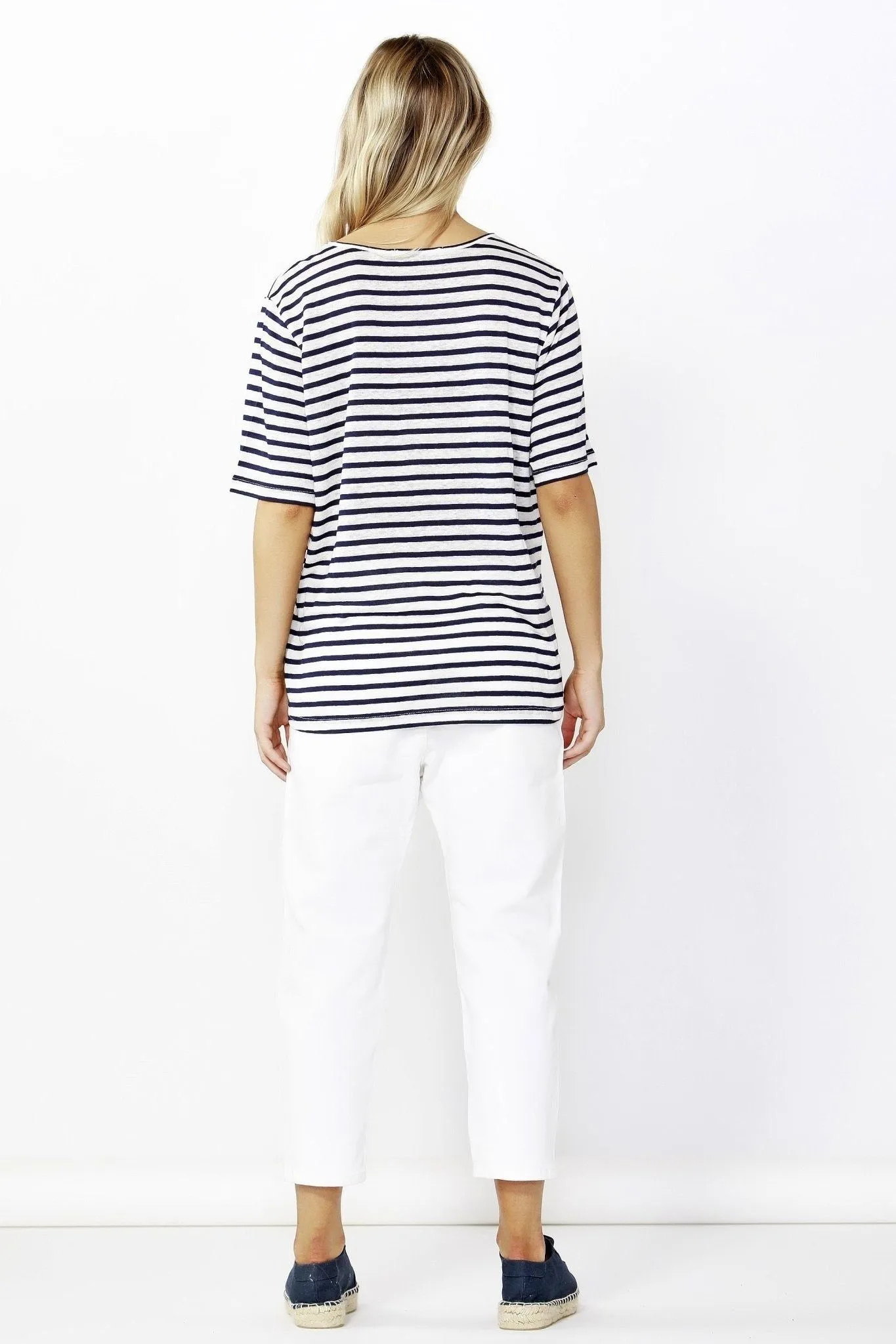 Betty Basic Jude Stretch Denim Pants in White