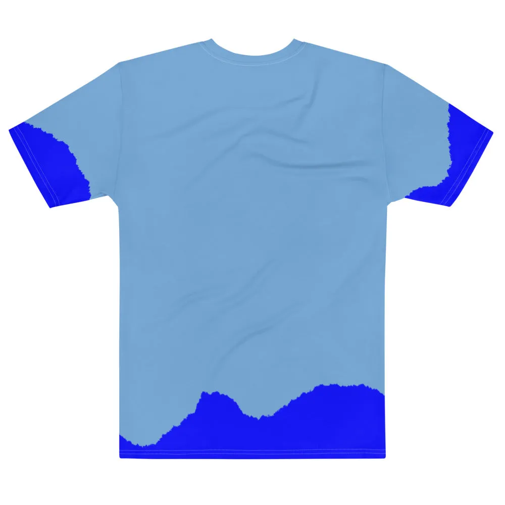 blue motley Men's T-shirt