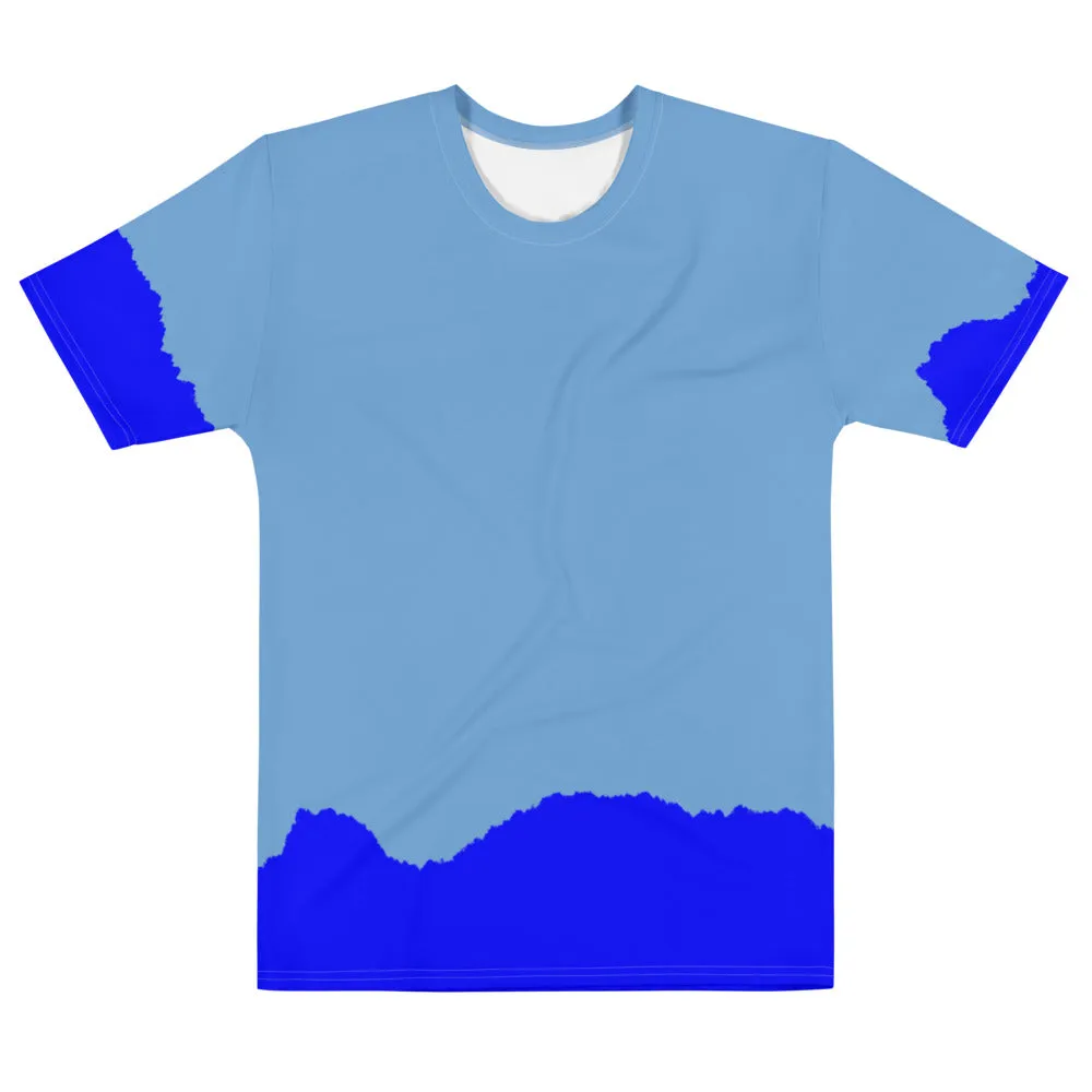 blue motley Men's T-shirt