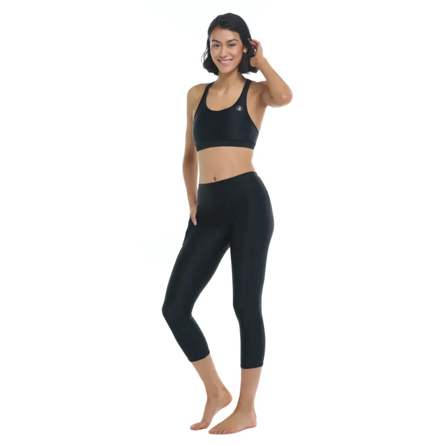 Body Glove Equalizer Cross-Over Sports Bra 39-506706 - Smoothies Black