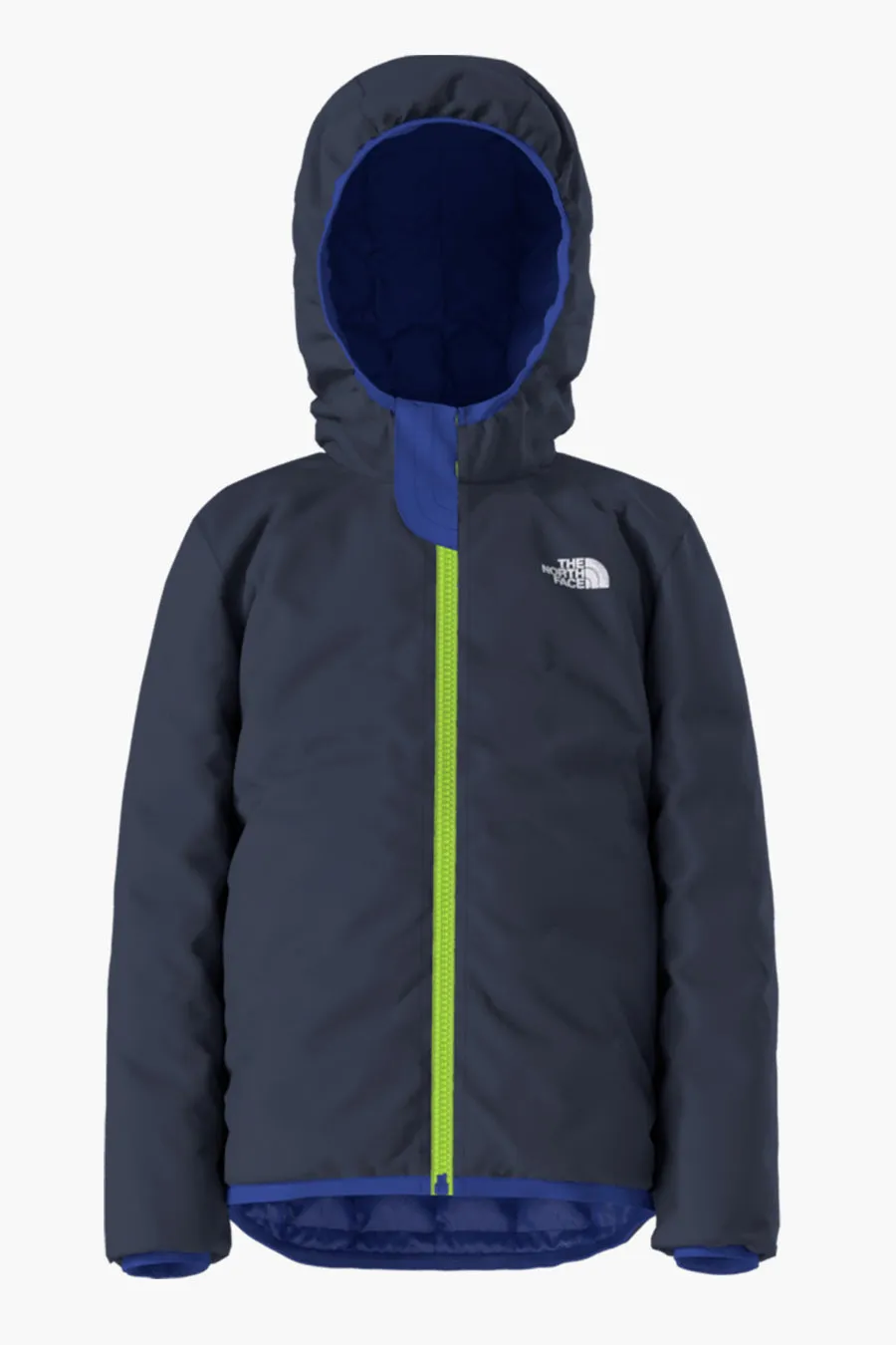 Boys Jacket North Face Reversible Thermoball TNF Blue