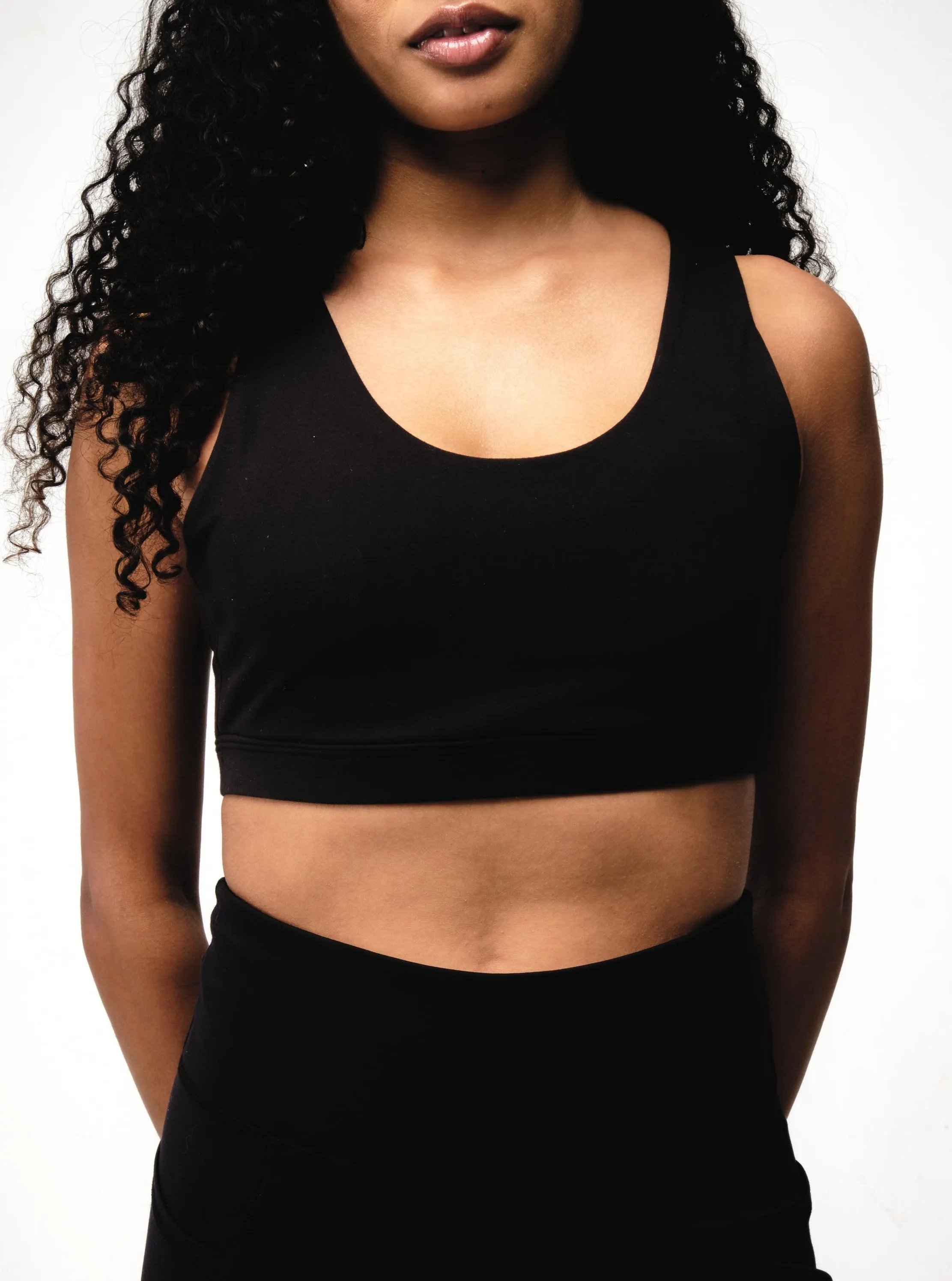 Contrast Bra - Onyx
