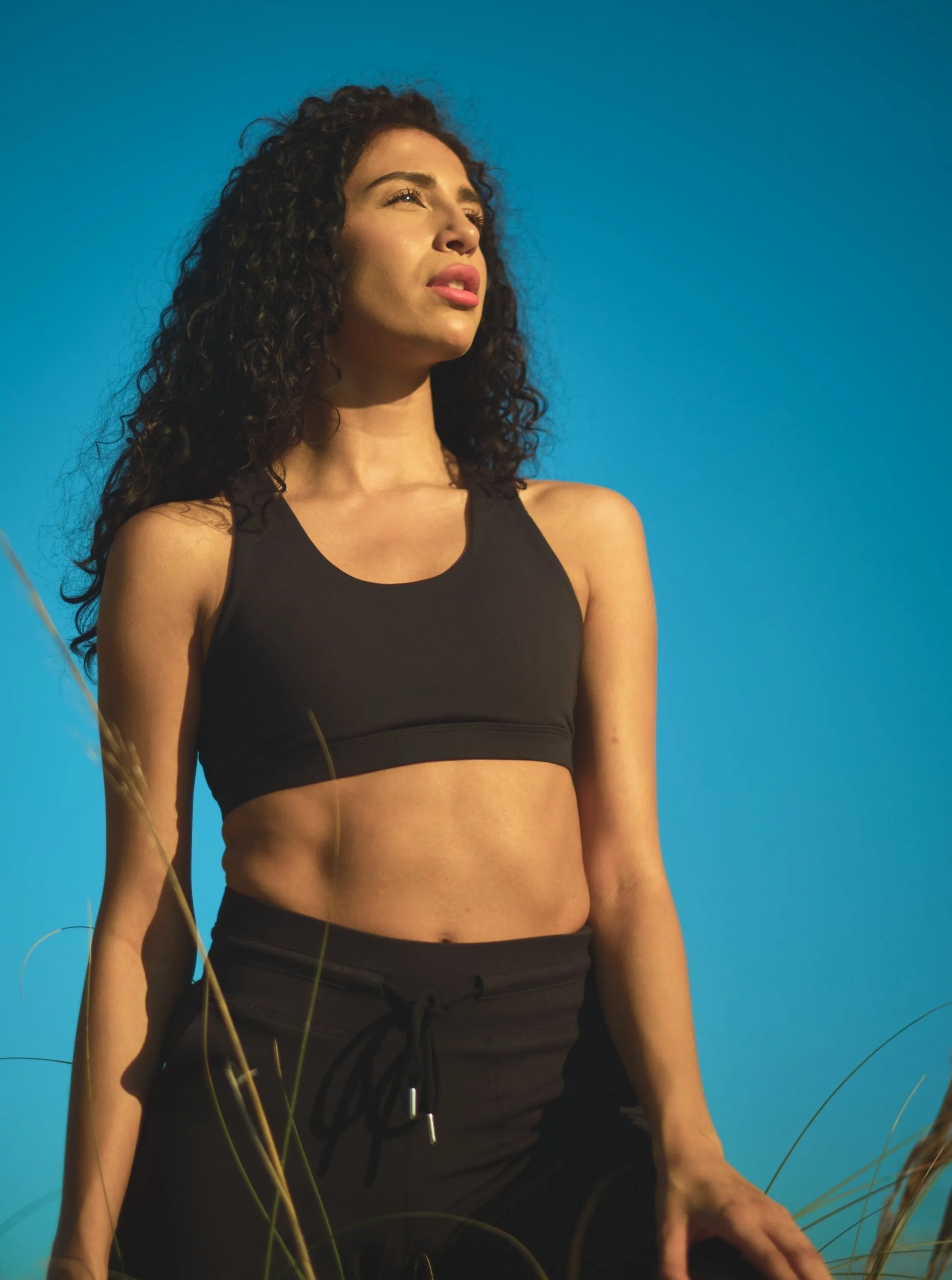 Contrast Bra - Onyx