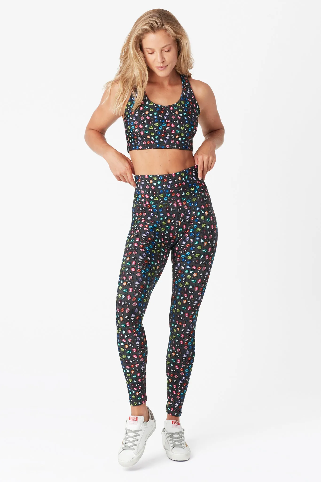 Black Gems DuoKnit Leggings for Optimum Style