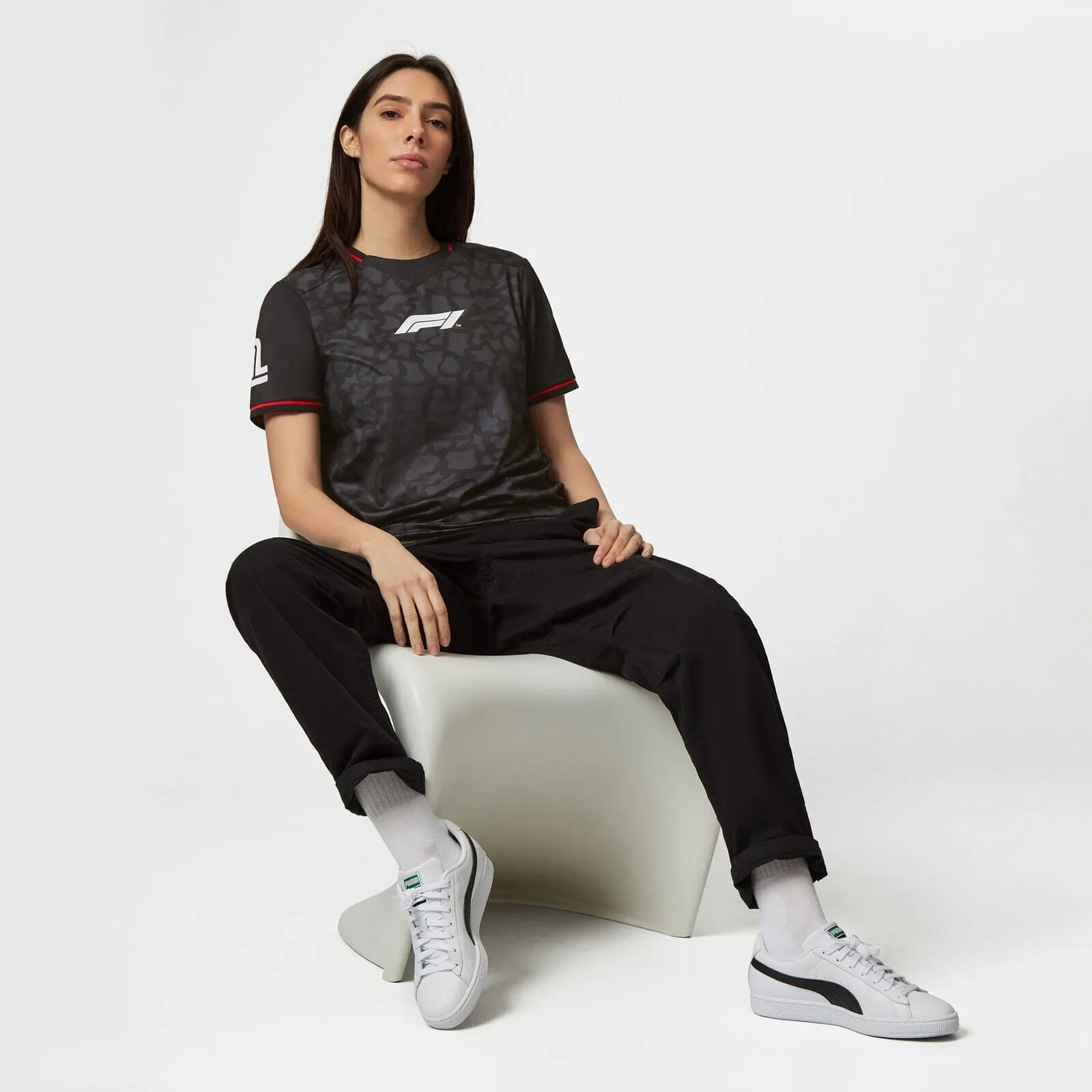 Formula 1 Tech Collection F1 Camo Sports T-Shirt- Black