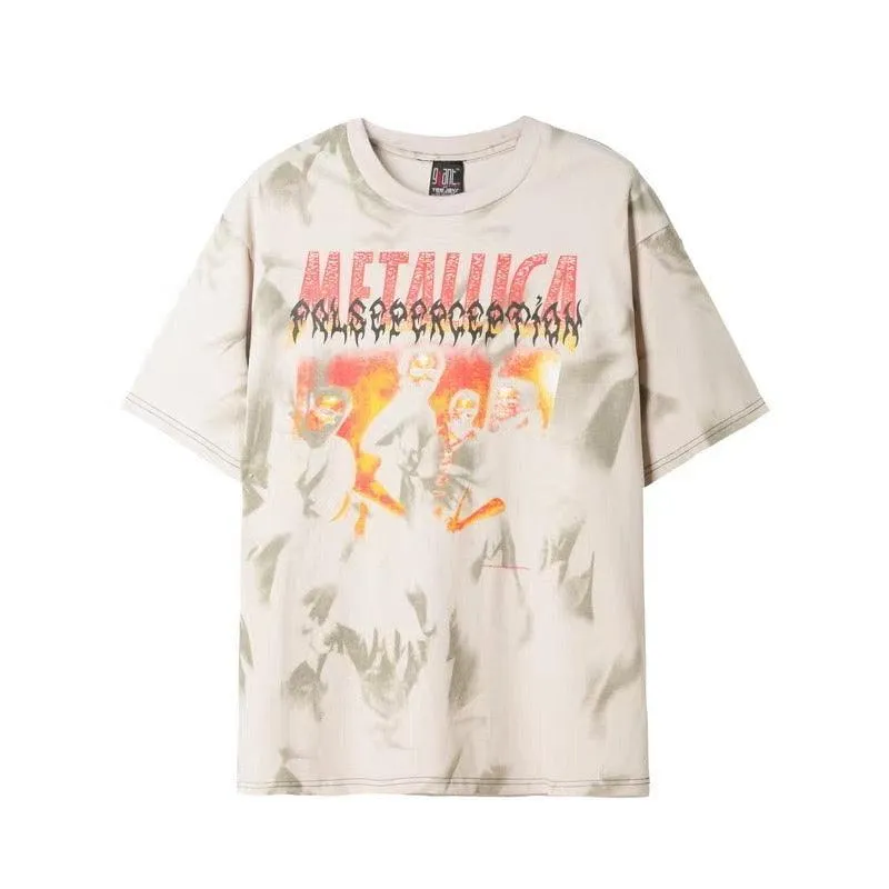 Gant Tee Jays Metallica Over Size T-Shirt-Black