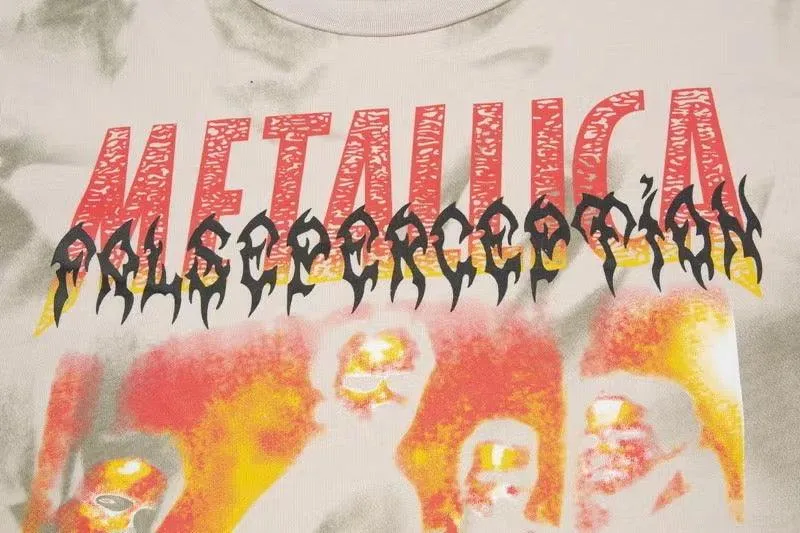 Gant Tee Jays Metallica Over Size T-Shirt-Black