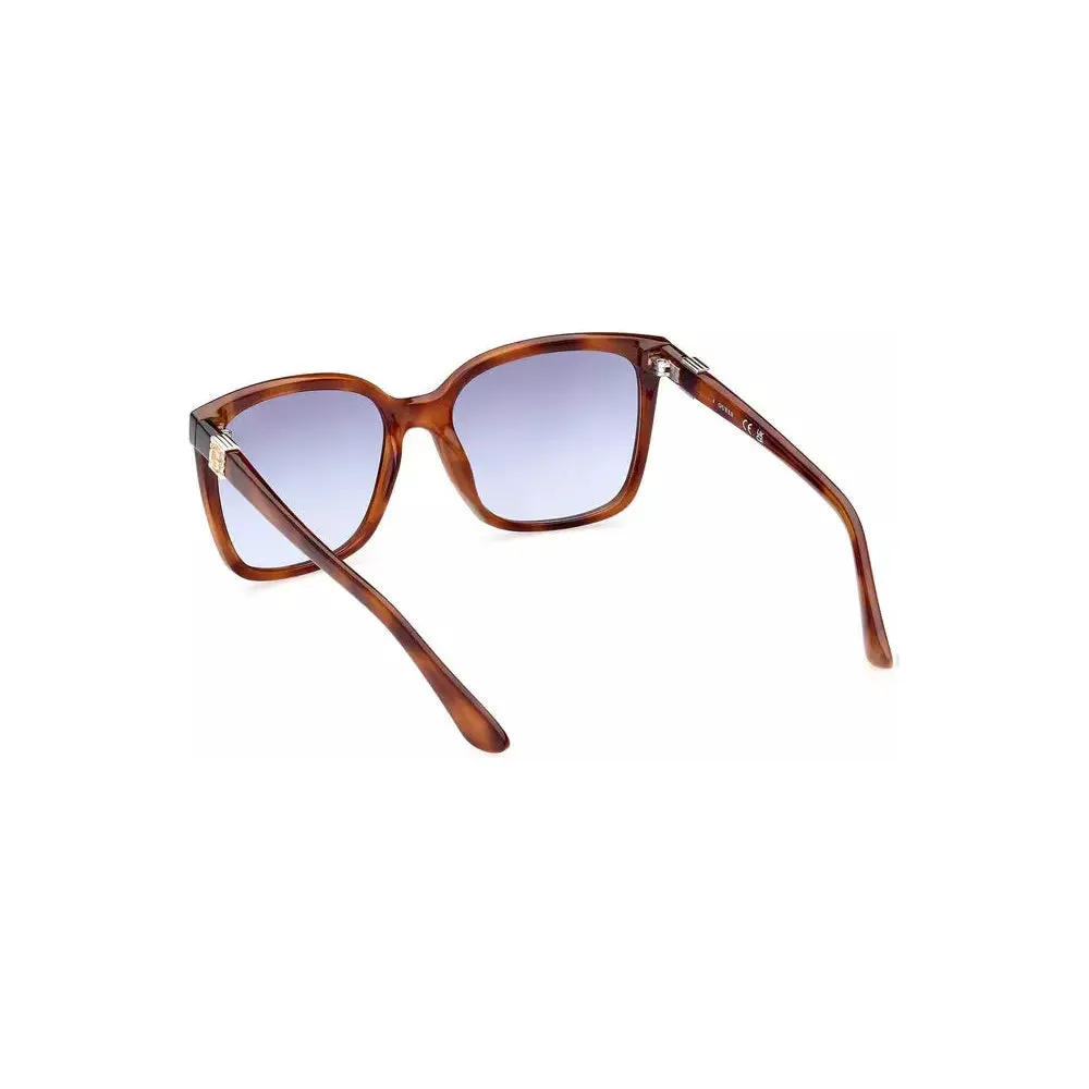 Guess Jeans Brown Injected Women Sunglass