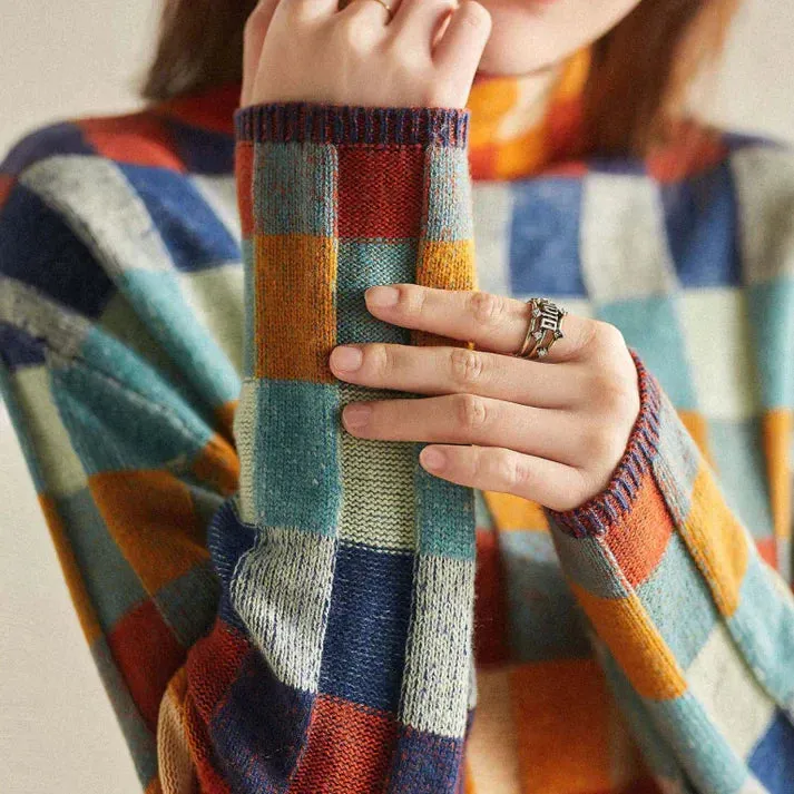 Harriette - Couture patchwork coltrui voor dames