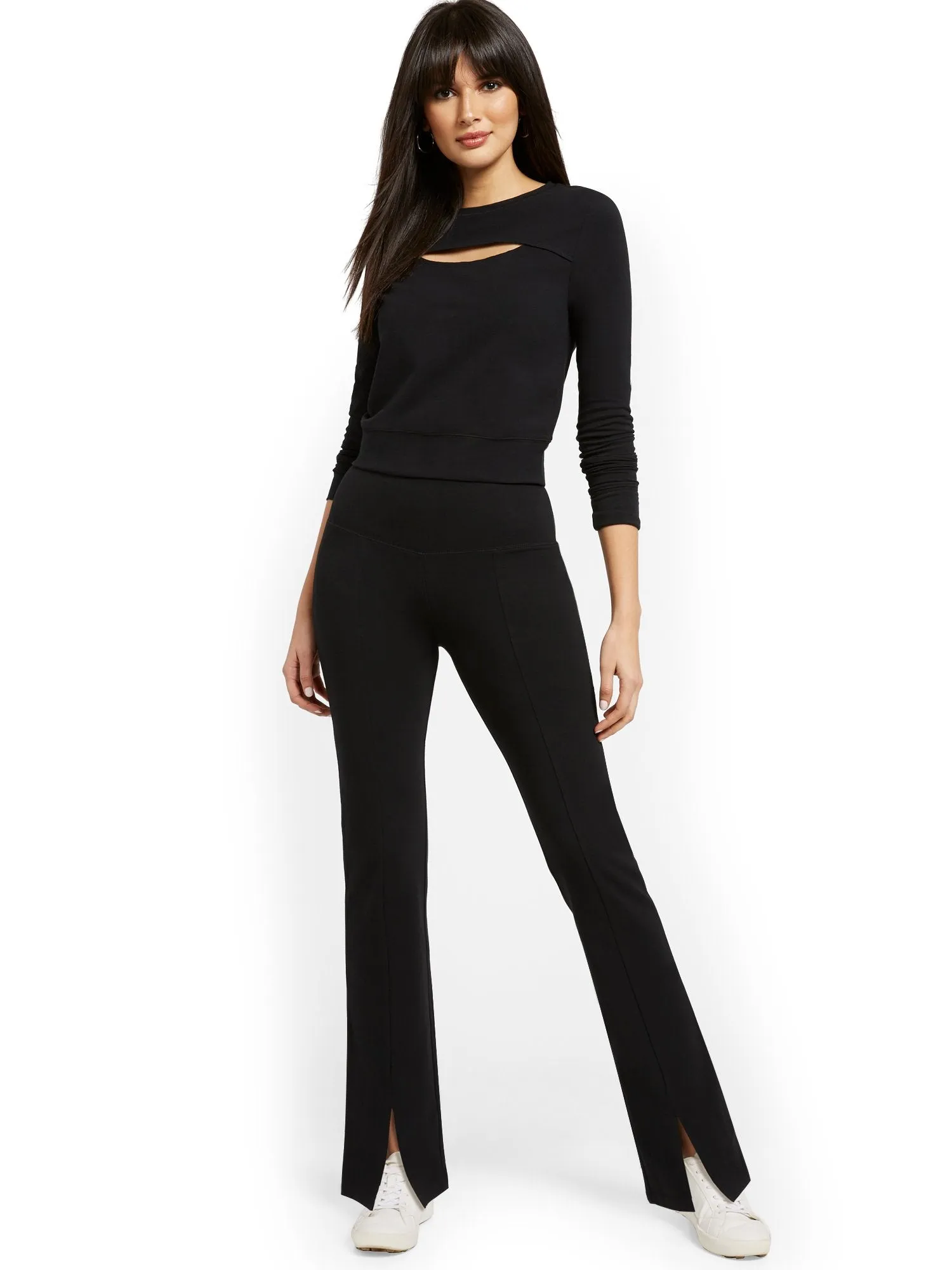 High-Waisted Pocket Bootcut Yoga Pant