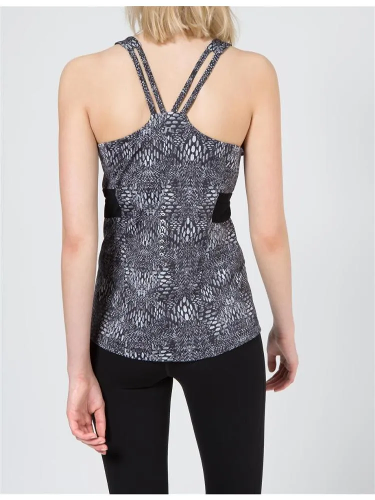 J.Lindeberg Womens Maja Printed Tech Polyamide - PRINTED BLACK