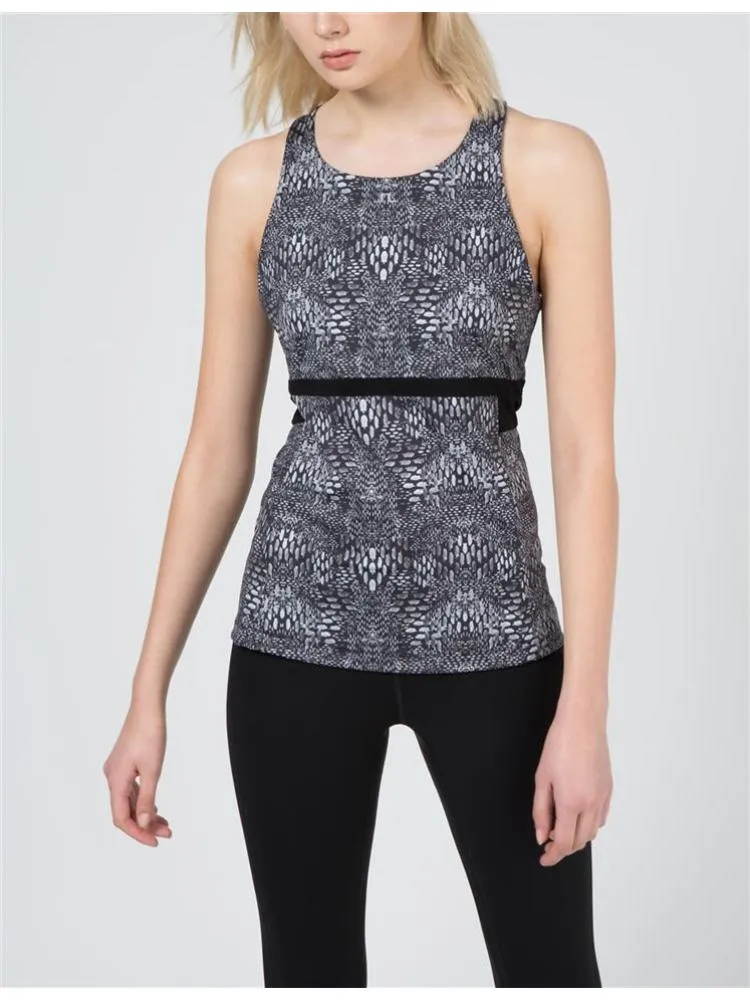 J.Lindeberg Womens Maja Printed Tech Polyamide - PRINTED BLACK
