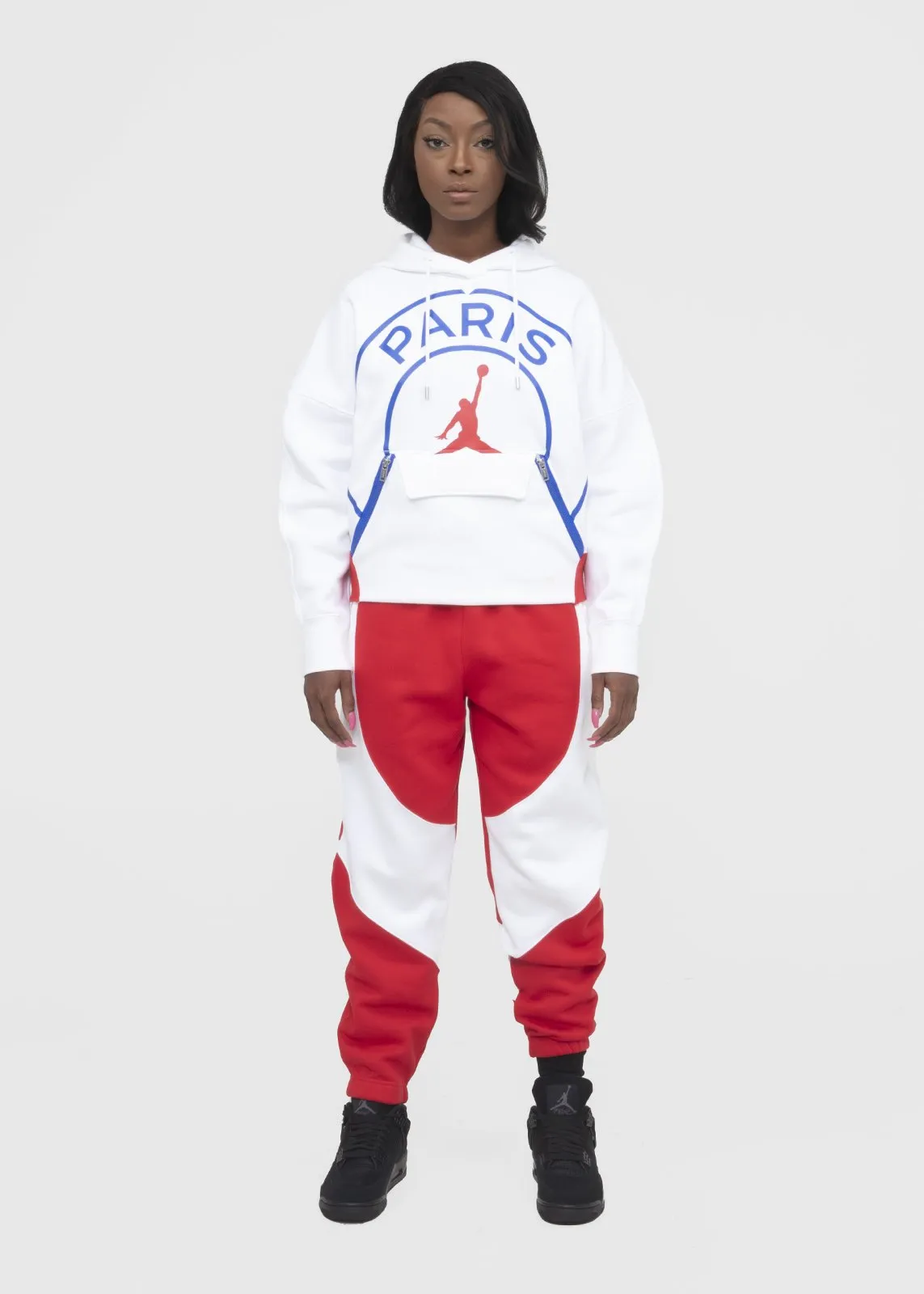 JORDAN: WOMEN'S AIR JORDAN PSG SWEATPANTS [WHITE]