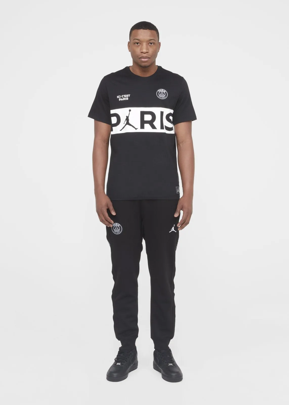 JORDAN X PARIS SAINT-GERMAIN: FLEECE SWEATPANTS [BLACK]