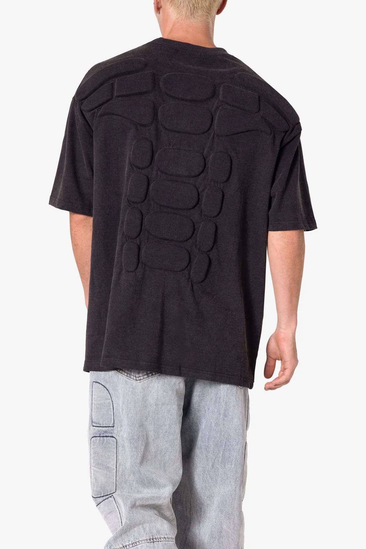 Black Moto Padded T-Shirt
