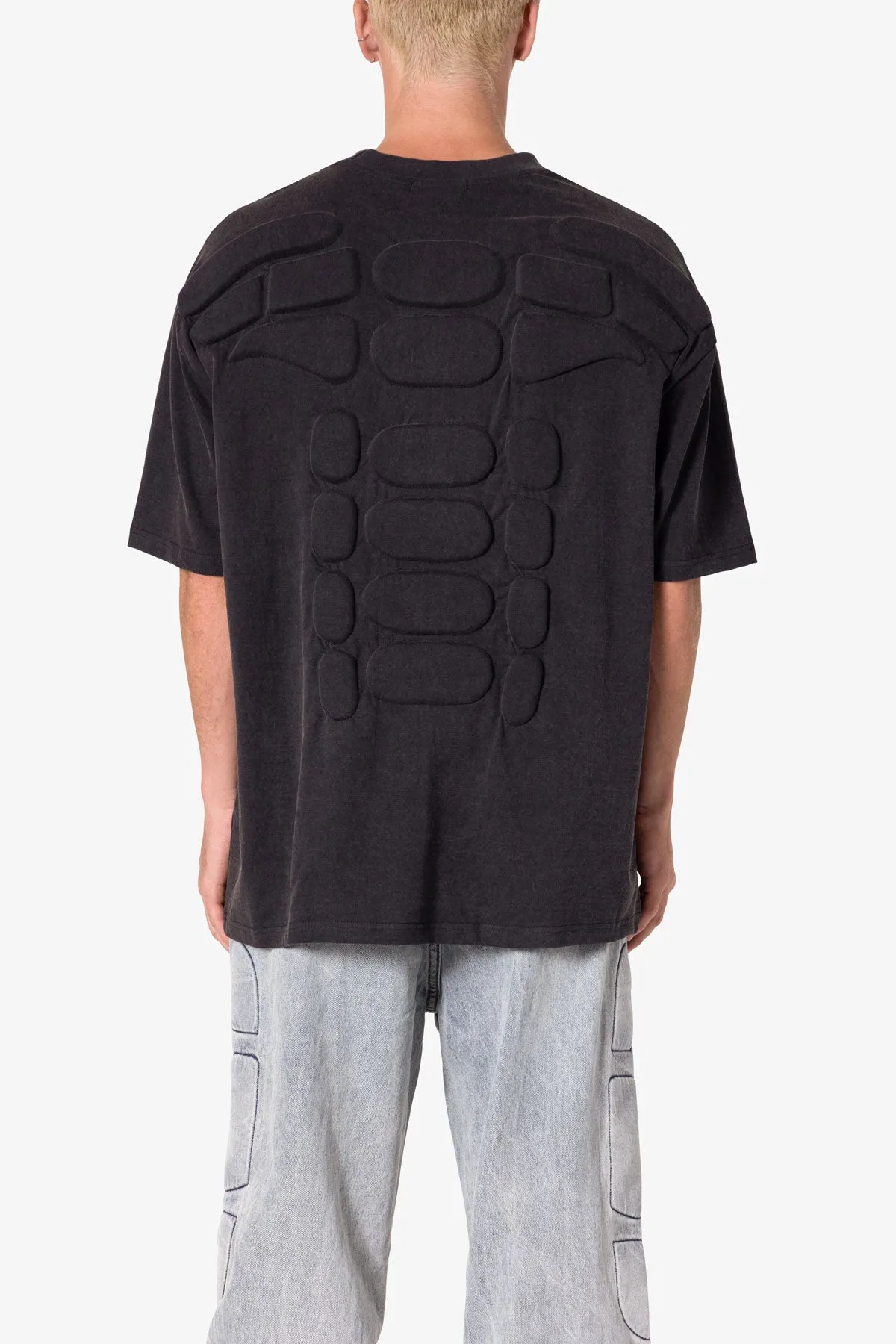 Black Moto Padded T-Shirt