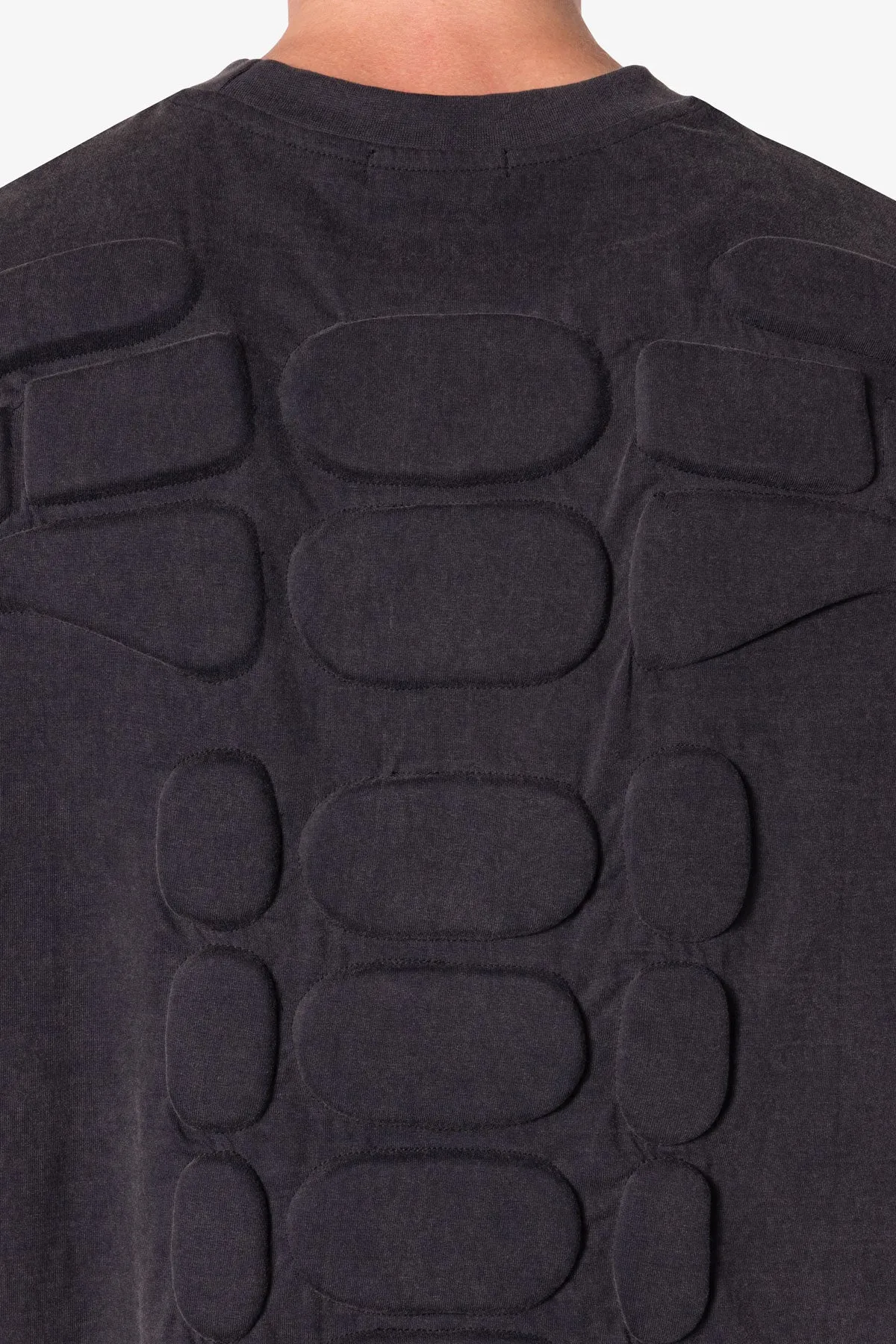 Black Moto Padded T-Shirt