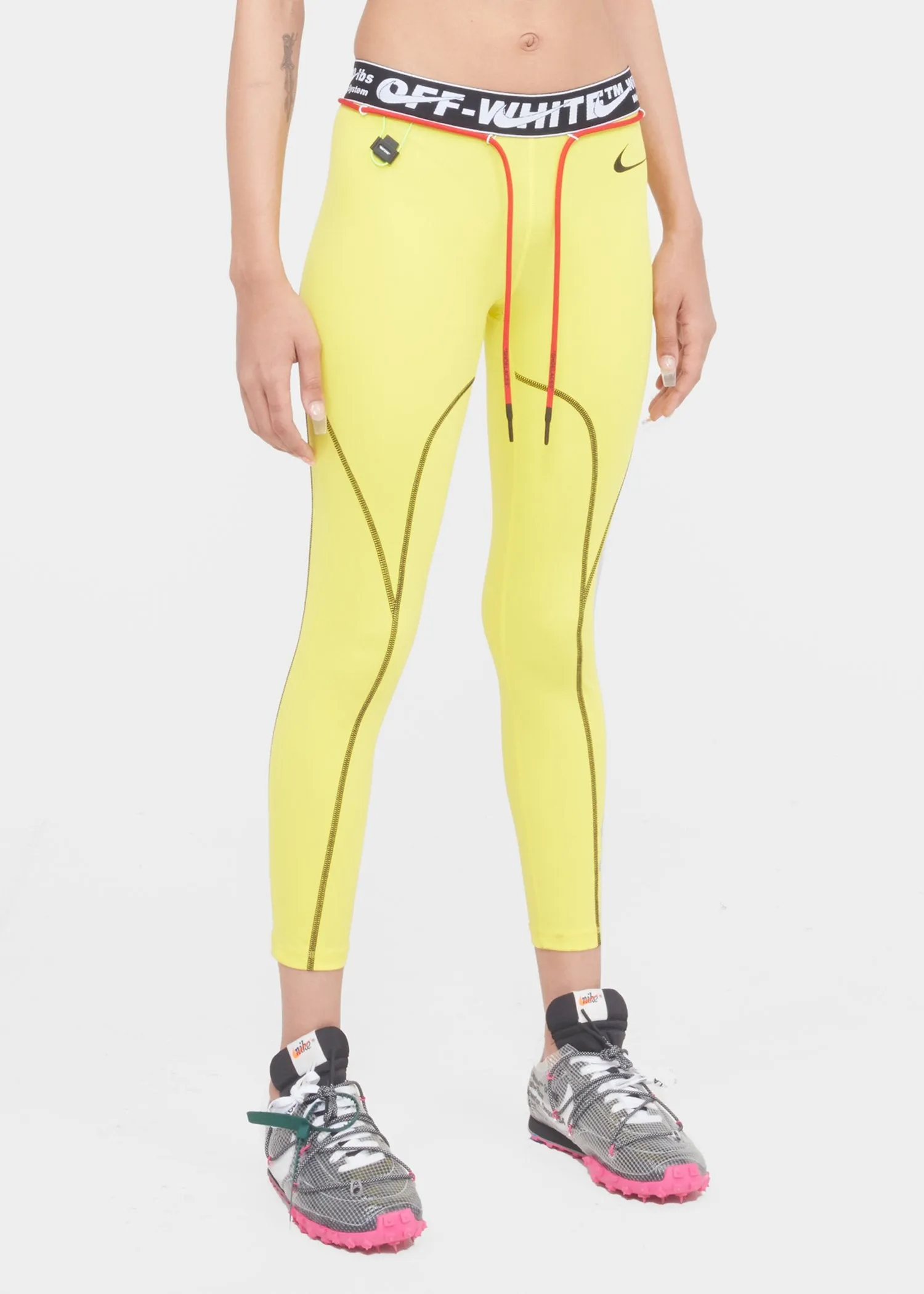 NIKE X OFF-WHITE: WOMEN'S TIGHTS [YELLOW]
