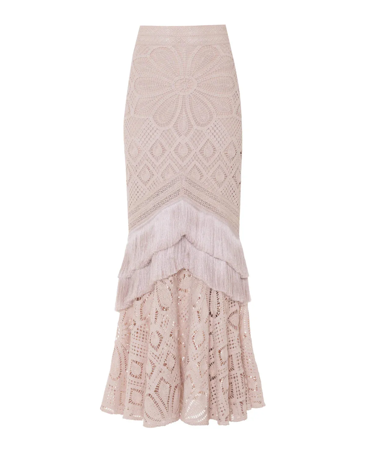 PatBo Flower Crochet Skirt