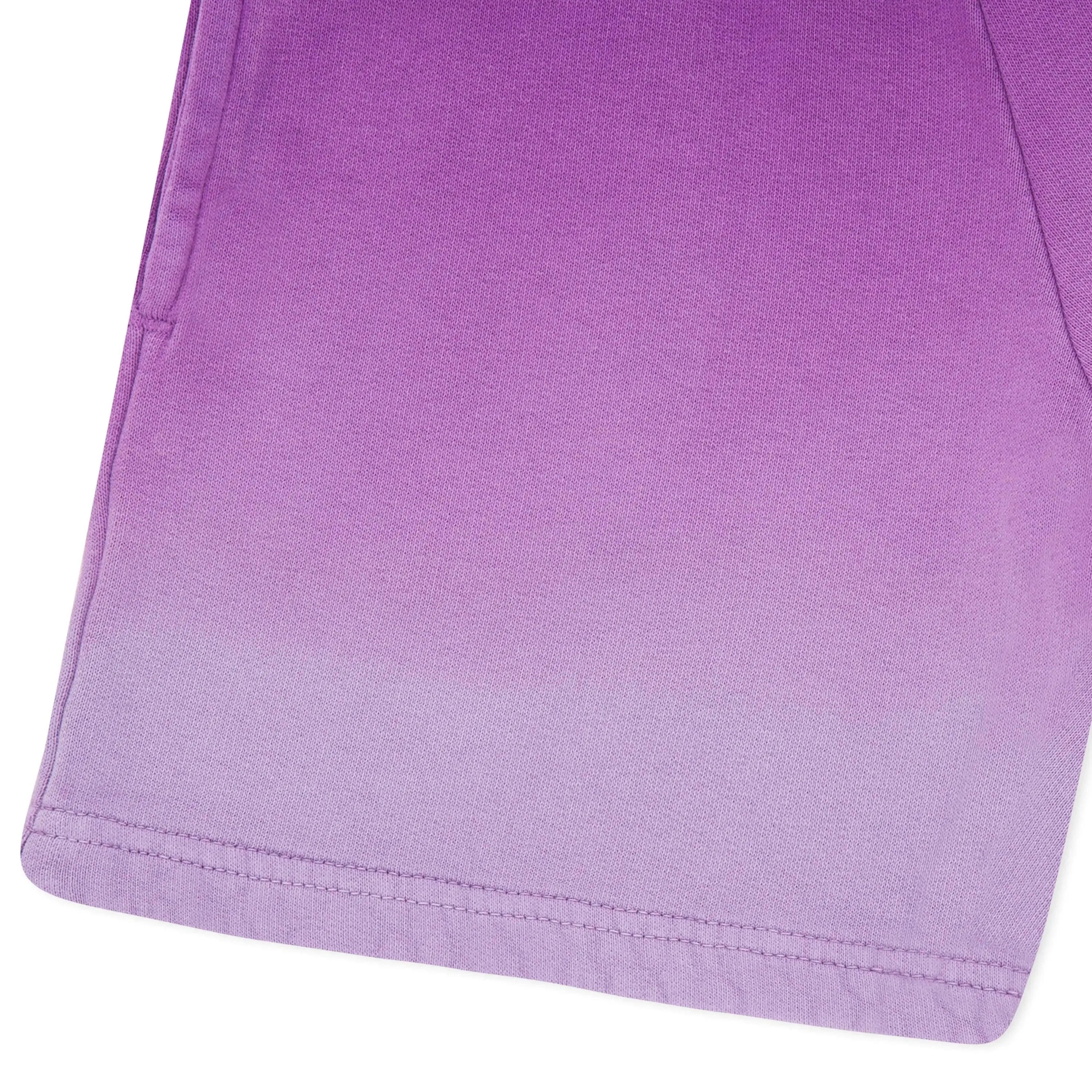 "BAD" Gradient Kids Shorts - Purple