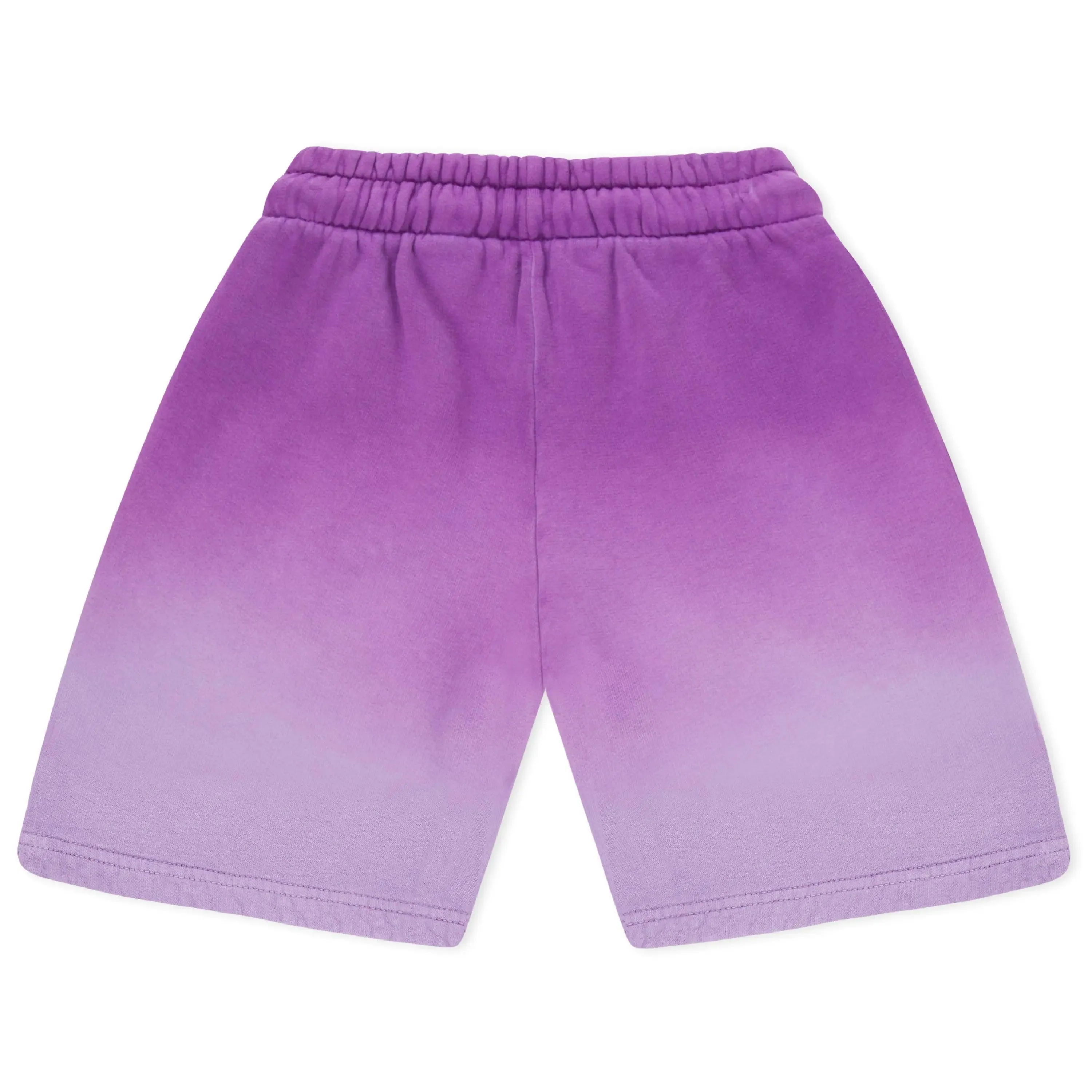 "BAD" Gradient Kids Shorts - Purple