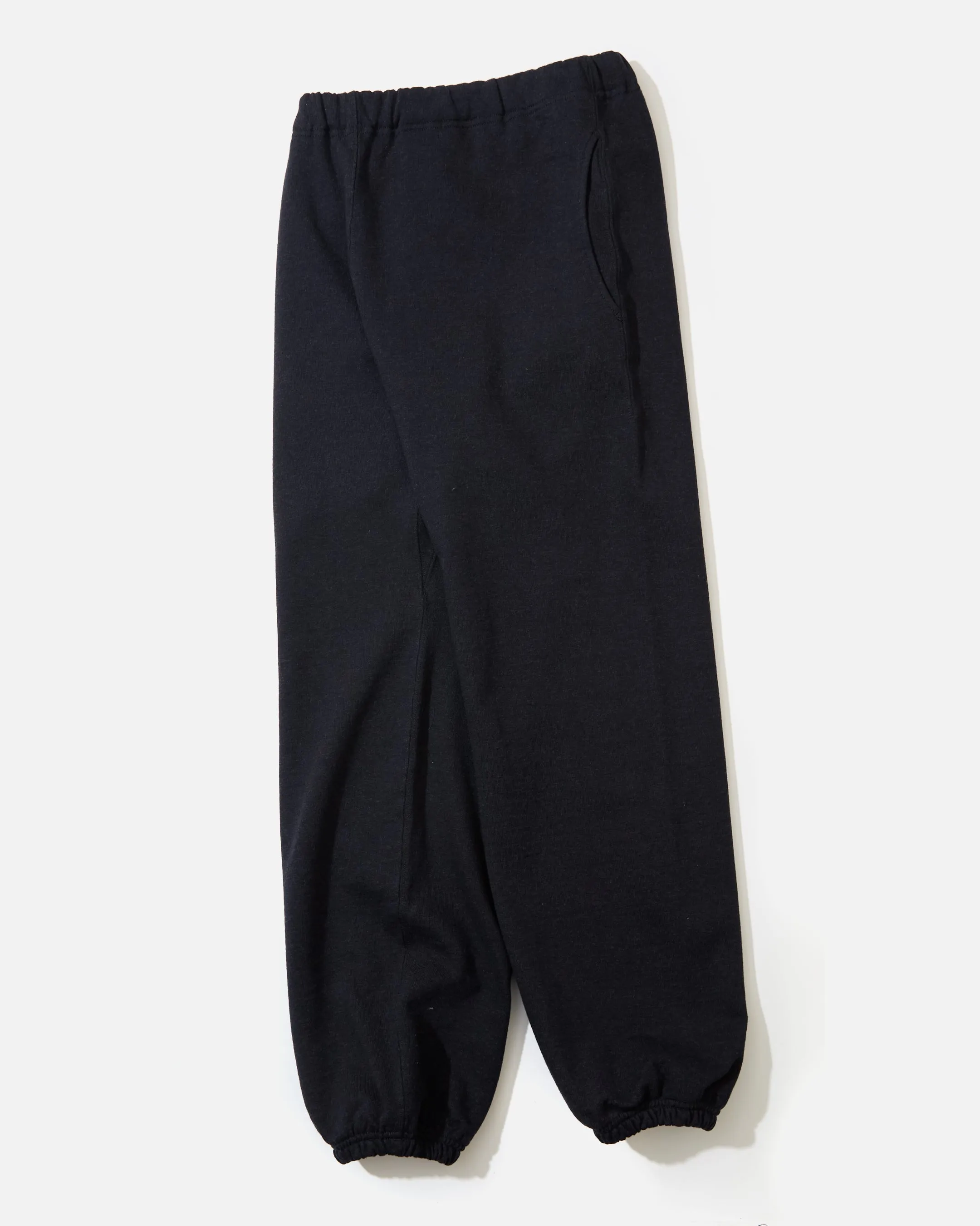 Premium Black Recycled Cotton Sweat Pants