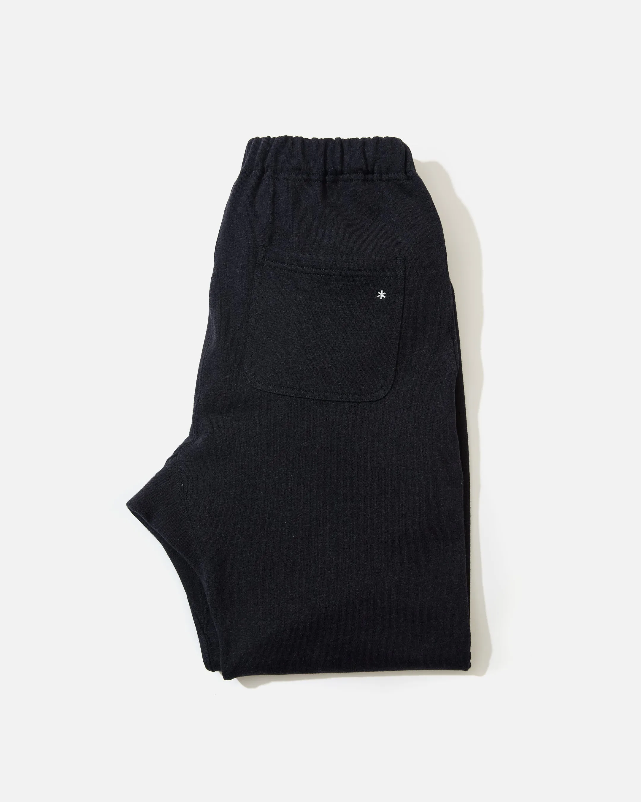 Premium Black Recycled Cotton Sweat Pants