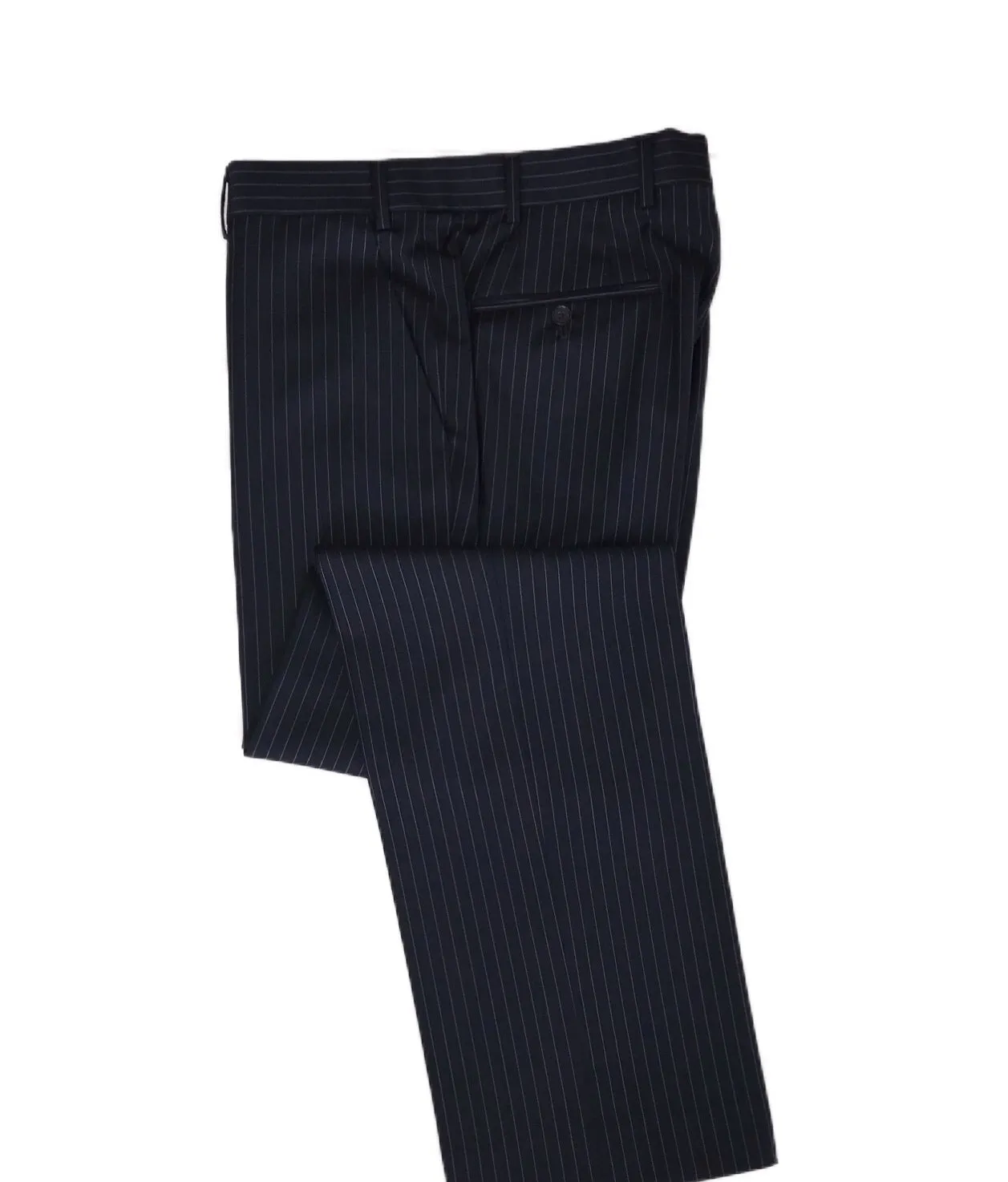 REDA Navy/Purple Pin Stripe 2 Piece Suit