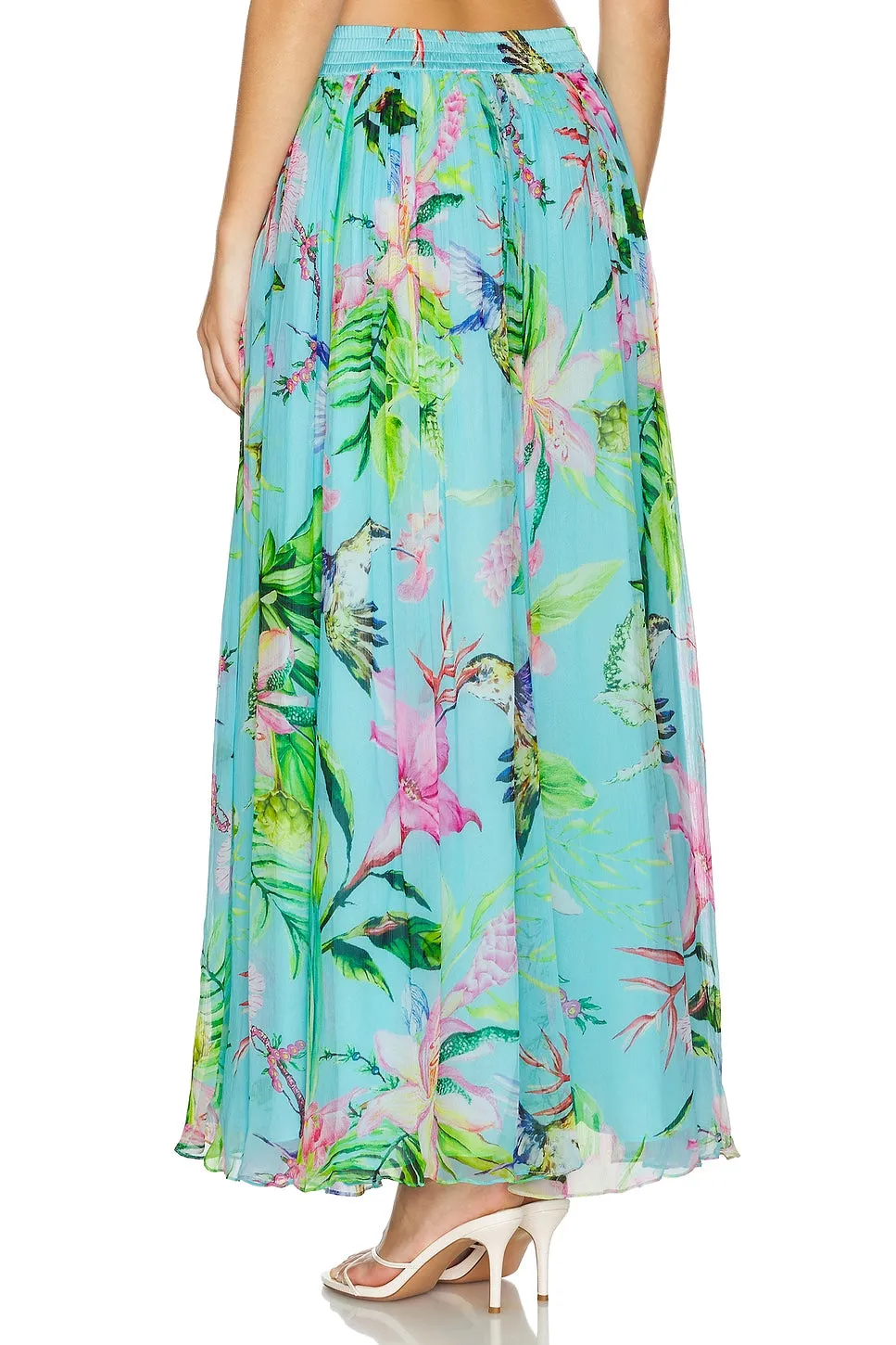 Rococo Long Skirt Flower
