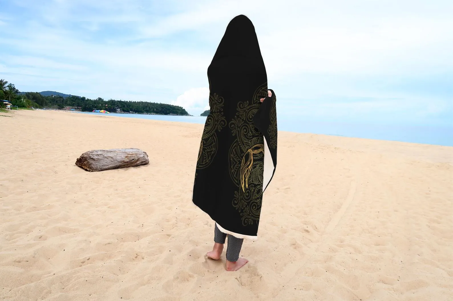 Scorpio Hooded Blanket, Hooded Scorpio Throw, Golden Scorpion Lover Blanket, Vivid Pattern Blanket, Teen Girls And Adult Hooded Blanket
