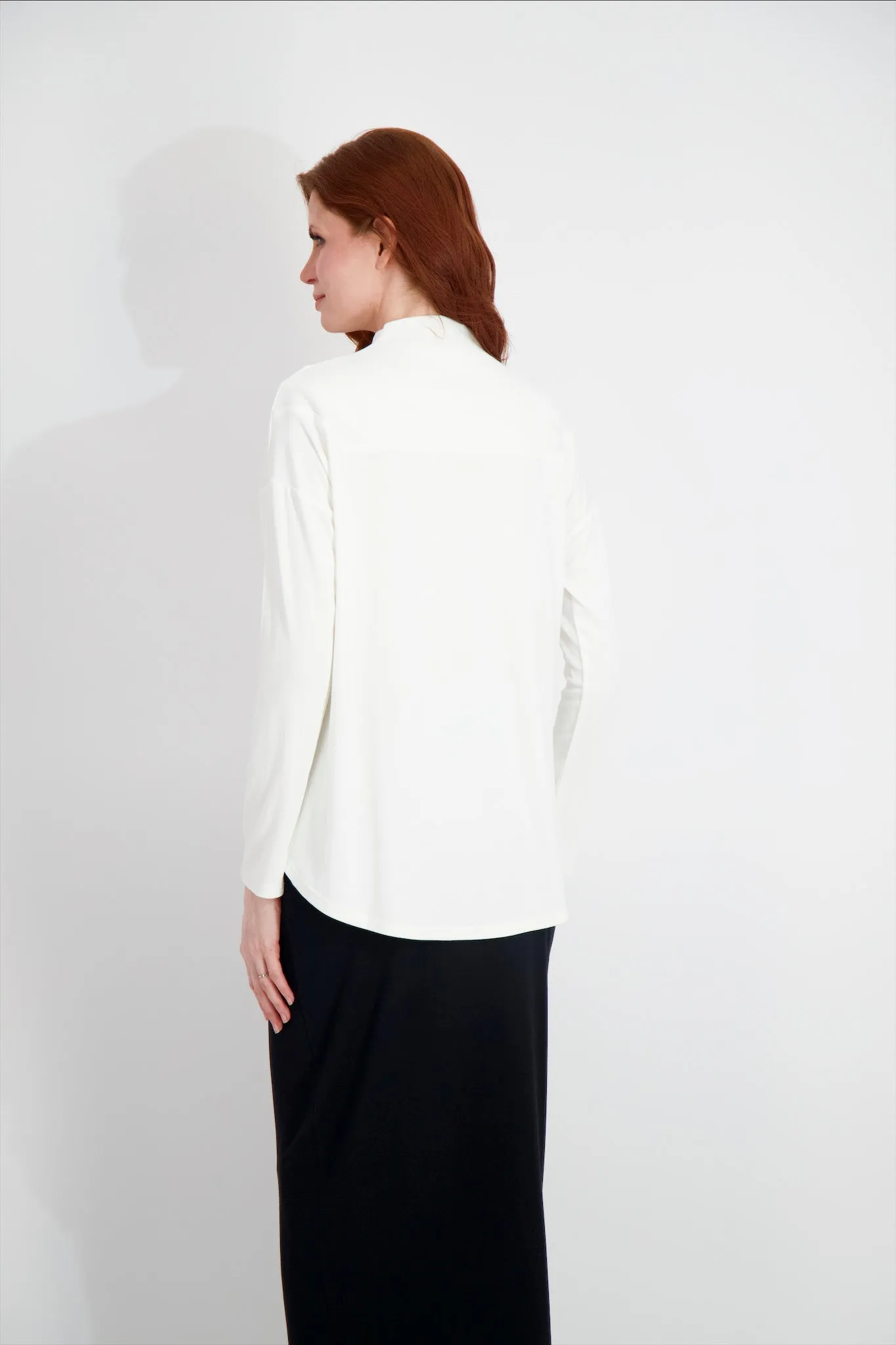 SPORTS ZIP TEE-WHITE