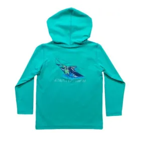 Striped Marlin Performance Hoodie