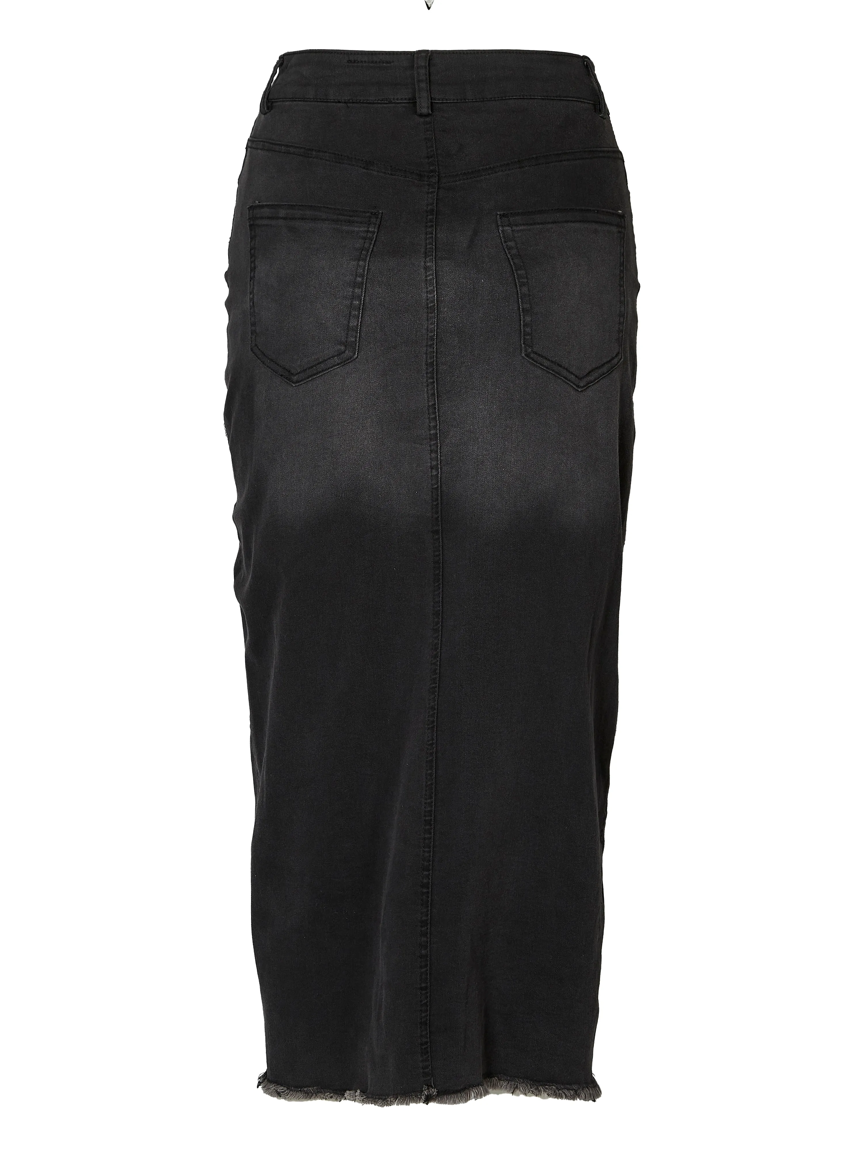 TAIA skirt - Black Denim