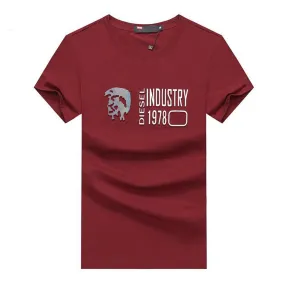The Brave Industry Lightweight Round neck-Red