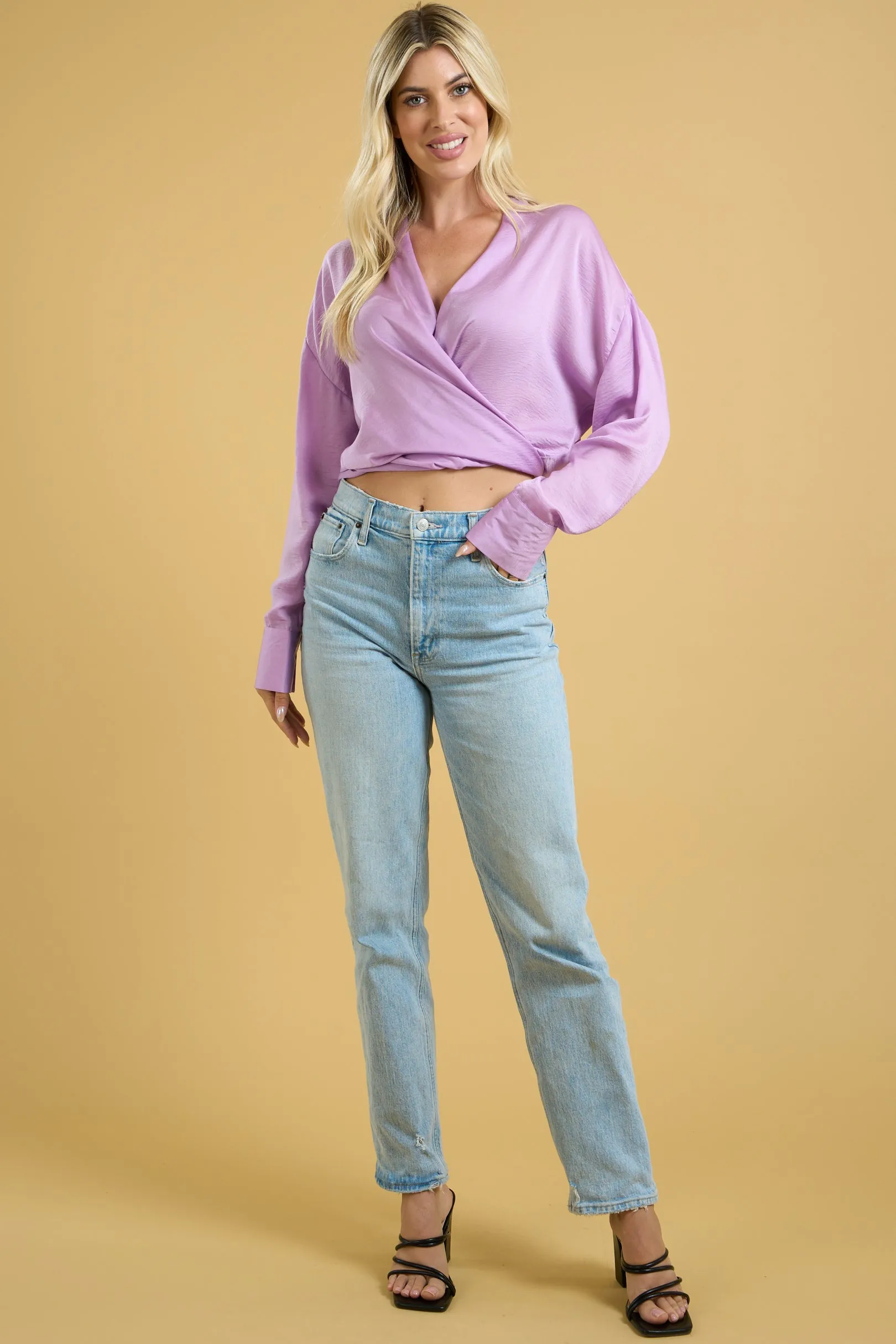 Tie Front Crop Top
