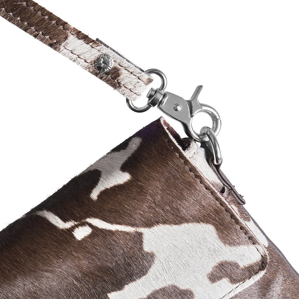 Trendy cow mobilebag / 16398 - Brown