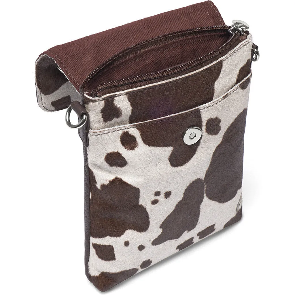 Trendy cow mobilebag / 16398 - Brown