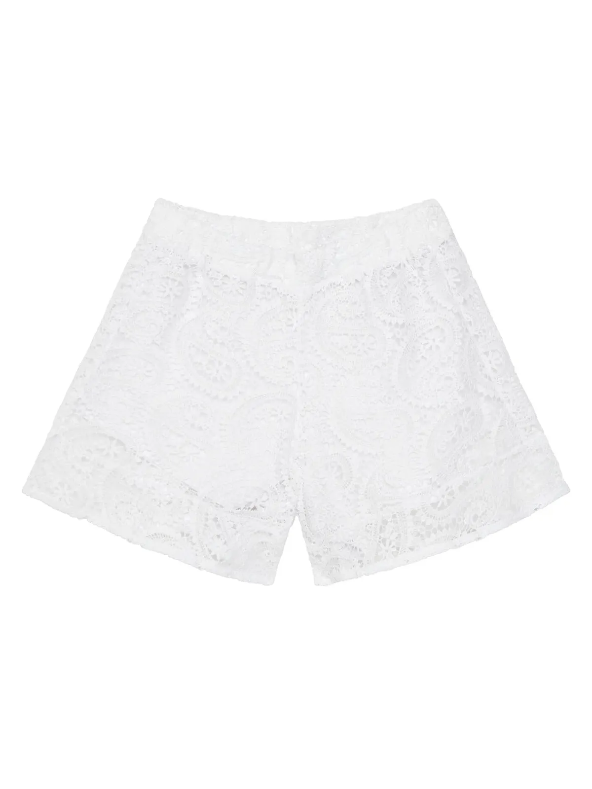 Twinset-Girl's set blouse and lace shorts-251GJ2QR7