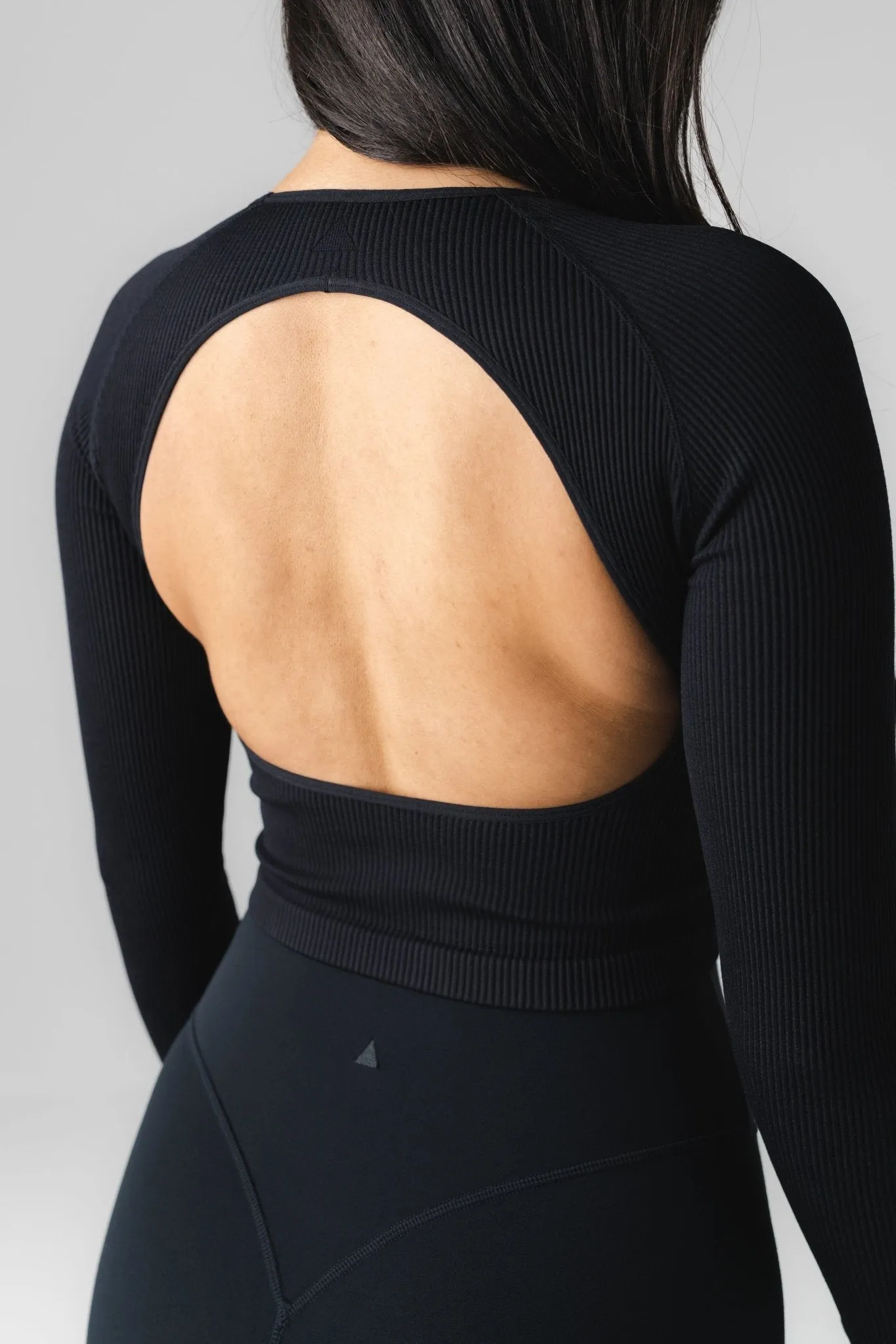 Vitality Synergy Open Back Long Sleeve - Midnight