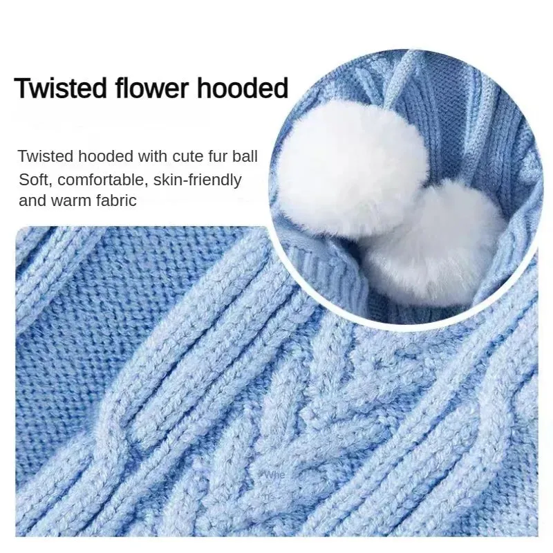 Warm Cat Clothes - Winter Pet Clothing for Cats, Fashionable Outfits and Coats, Soft Sweater Hoodie for Spring, Pet Supplies