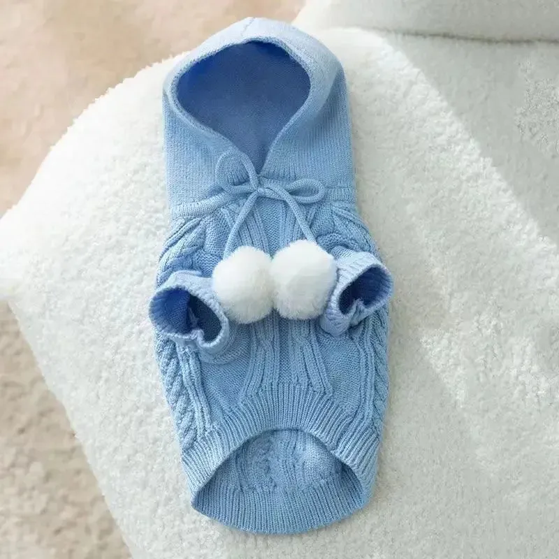 Warm Cat Clothes - Winter Pet Clothing for Cats, Fashionable Outfits and Coats, Soft Sweater Hoodie for Spring, Pet Supplies