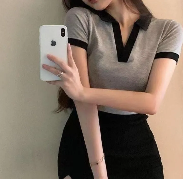 Women's Short Sleeve Sweet Style T-Shirt    384422