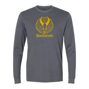 Long Sleeve Tee with Wood Slice Print