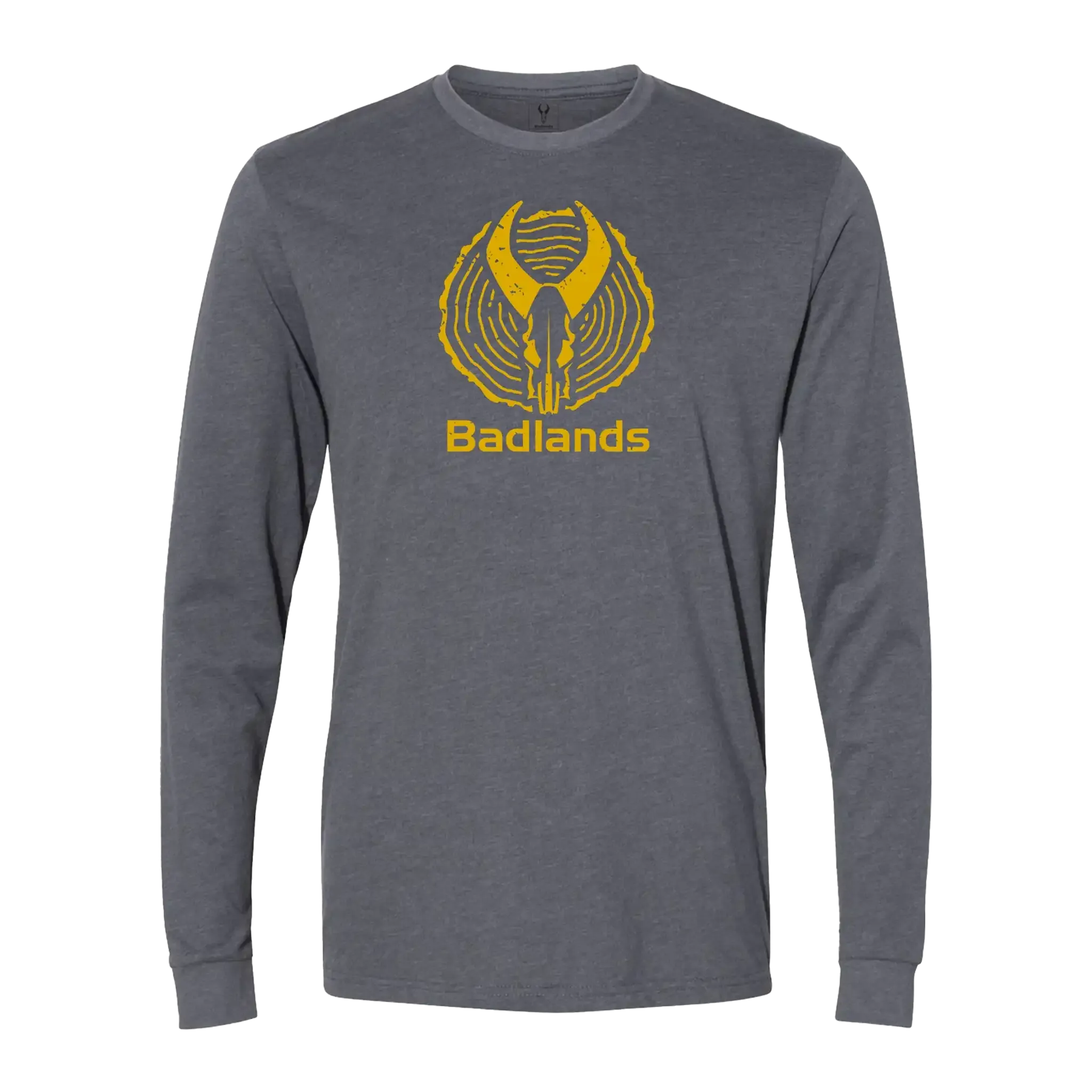 Long Sleeve Tee with Wood Slice Print