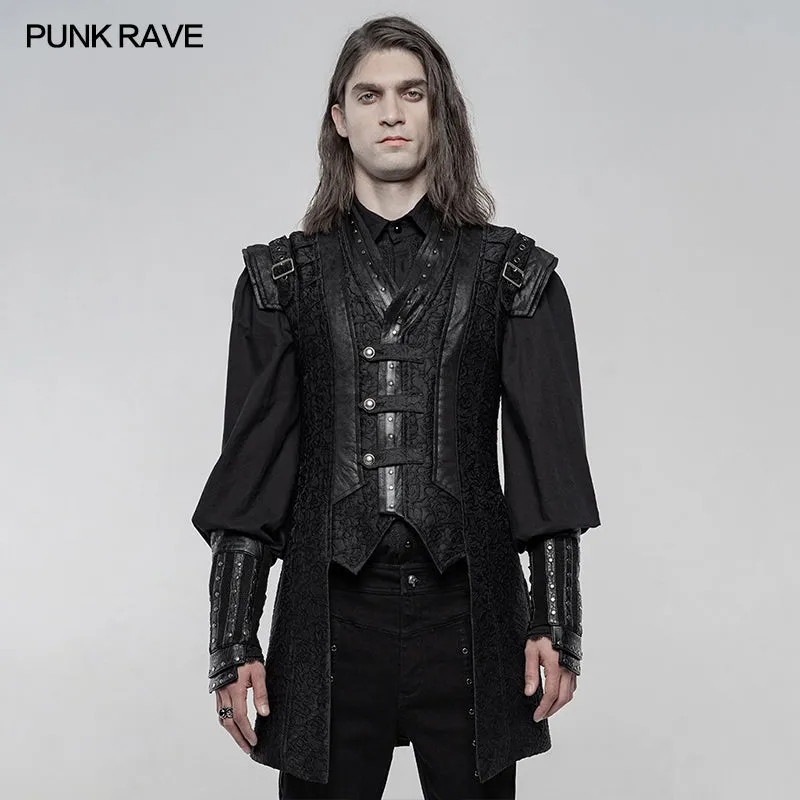 WY-1255MJM Punk Hanfu Medium-length waistcoat